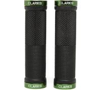 Clarks Vice Lock-on Grip in Black / Various Cols Anodized Rings - Black/Green