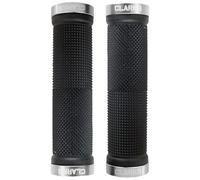 Clarks Cycle Systems CL0-201 Dual Pattern, Double Sided Lock-On Grips, 130mm, Black/Silver