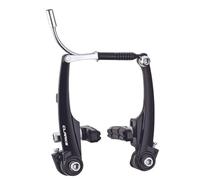 Clarks Cycle Systems CLK-25A 110mm Single Alloy V-Brake Calliper - Black - Suitable for Front & Rear Brake for V-Brake Systems Compatible with MTB and Hybrid Bikes