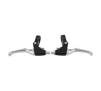 Clarks Cycle Systems CLK-2B V-Brake Alloy Brake Levers, Silver/Black, Pair
