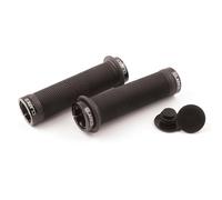 Clarks Cycle Systems CLO-275 Small Flanged Double Sided Lock-On Grips, Black, 130mm