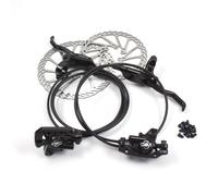 Clarks Cycle Systems Clout-1 Front & Rear Hydraulic Disc Brake Set, Including Rotors, Olives, IS Mounts, 180/160mm
