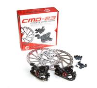 Clarks Cycle Systems CMD-23 Mechanical Disc Brake Set, Including Rotors, IS Mounts, 160/160mm