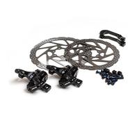 Clarks Cycle Systems CMD-25 E-Bike Mechanical Disc Brake Set, Including Rotors, IS Mounts, 180/160mm