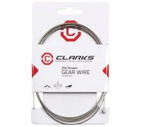 Clarks Cycle Systems Die Drawn Stainless Steel MTB & Road Gear Cable, Silver, 1.1mm x 2275mm