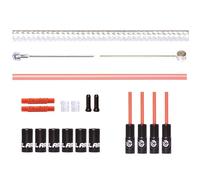 Clarks Cycle Systems DirtShield Braided Road/MTB Brake Cable Kit, Front & Rear, Silver