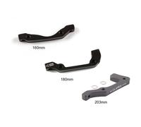 Clarks Cycle Systems: Disc Brake Adaptor in Black I.S. Front-BLACK -180MM
