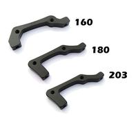 Clarks Is Rear Disc Brake Caliper Adapter 203 mm Black