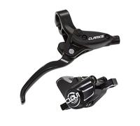 Clarks Cycle Systems Front & Rear Hydraulic Disc Brake Set, Black, 180/160mm, Post Mount, Supplied with IS Mounts