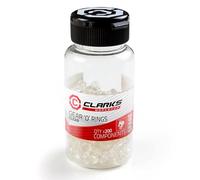 Clarks Cycle Systems Inner Bicycle Cable Donuts, Transparent, Pot of 200, Gear Cable