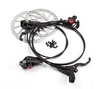 Clarks Cycle Systems M2 Hydraulic Disc Brake Set, Including Rotors, Olives, IS Mounts, Black, 160/160mm