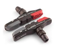 Clarks Cycle Systems MTB Elite Triple Compound Interchangeable Cartridge Brake Pads, Plus Extra Replacement All-Weather Cartridge Pad Inset & Retaining Pins, 70mm, Two Pairs