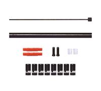 Clarks Cycle Systems PTFE Coated Universal Gear Cable Kit, Front & Rear, Black