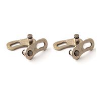 Clarks Cycle Systems Quick Links Bicycle Chain Joining Links, Silver, Pack of 2 Pairs, 9 Speed