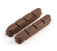 Clarks Cycle Systems Road Elite Replacement Rim Brake Pad Inserts, Carbon Rim Specific, 55mm