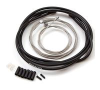 Clarks Cycle Systems Stainless Steel Road/MTB Brake Inner & Outer Cable Kit, Front & Rear, Black