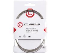 Clarks Stainless Steel Gear Wire - 3060mm Tandem Universal Steel Gear Cable for Front and Rear Gears for Mountain Bikes (MTB), Hybrid and Road Bikes