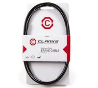 Clarks Cycle Systems Brake Cable Stainless Steel - 2m Black Universal for MTB, Hybrid & Road
