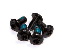 Clarks Cycle Systems Steel Disc Brake Rotor Bolts, Black, Torx T25 (Pack of 6)