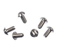Clarks Cycle Systems Titanium Disc Brake Rotor Bolts, Silver, Pack of 6