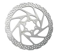 Clarks Cycle Systems TL-027 Steel 6-Bolt Disc Brake Rotor, Silver, 203mm