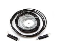 Clarks Cycle Systems Universal Galvanised Steel Brake and Gear Cable Kit, Front & Rear, Black