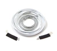 Clarks Cycle Systems Universal Galvanised Steel Brake and Gear Cable Kit, Front & Rear, White