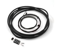 Clarks Cycle Systems Universal Lightweight Alloy Brake Cable Kit, Front & Rear, Black
