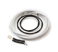 Clarks Cycle Systems Universal Lightweight Alloy Gear Cable Kit, Front & Rear, White