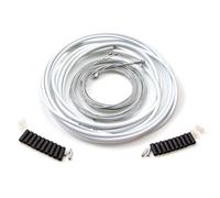 Clarks Cycle Systems Universal Stainless Steel Brake and Gear Cable Kit, Front & Rear, White