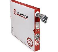 Clarks Cycle Systems W6053DDDB Clarks MTB/Hybrid Die/Drawn S/S Inner Brake Wire W1.5 x L20000mm Barrel Nipple Dispenser Box (100pcs) Stainless Steel 100, Silver, NO Size