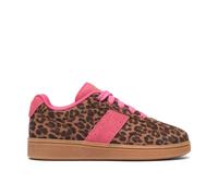 Clarks Cypress Lace Kid Leopard Print Trainers, Lace Up in Brown | Size: 7-Wide Fit Clarks Brown 7-Wide Fit
