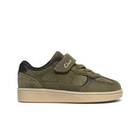 Clarks Cypress Pop Kid Khaki Trainers, Riptape in Green | Size: 11-Wide Fit Clarks Green 11-Wide Fit