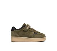Clarks Boys Cypress Pop Toddler Khaki Trainers,Riptape