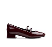 Clarks Daiss 30 Shine Burgundy Patent Mary Jane In Red Red 8-Standard Fit