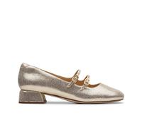 Clarks Daiss30 Shine Champagne Interest Mary Jane In Gold Gold 3.5-Standard Fit