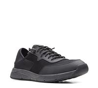 Clarks Men's Davis Low Sneaker, Black Combi, 8 UK
