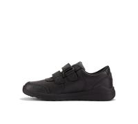 Clarks Daze Step 2 K Childrens Black Leather, 2.5