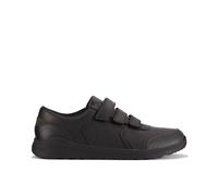 Clarks Daze Step 2 Youth Leather Shoes in Black Size 5