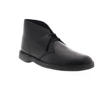 Clarks Desert Boot 26144225 Mens Black Leather Lace Up Chukkas Boots