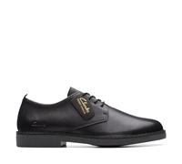Clarks Desert London Evo Leather Shoes in Black Standard Fit Size 9.5
