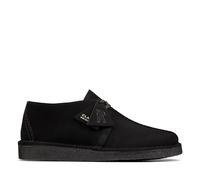 Clarks Originals Men's Desert Trek Suede Shoes - Black - UK 11
