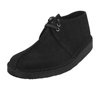 Clarks Originals Mens Desert Trek Casual Shoe Black Suede - Size UK 9