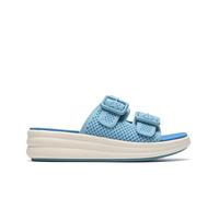 Clarks Women's Drift Faye Bright Blue Flat Sandals, Sliders | Size: 5-Standard Fit Clarks Blue 5-Standard Fit
