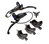Clarks E-Cargo 530 Hydraulic Disc Brake Set - Heavy-Duty eBike Brakes, Pre-Bled Front & Rear, 2-Piston Power, Long Hose for Cargo & Utility Bikes