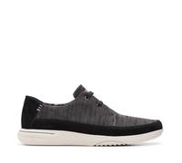 Clarks for man. 26181368 Easeway Lace Sneakers black (44), Fabric, Flat, Laces, Casual