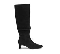 Clarks Edina Slouch Tall Boots BLACK SUEDE SIZE 3