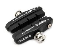 Clarks Elite Road Bike Brake Pads - Pair of 55mm Brake Pads with Rubber Compound and Replaceable Inserts for SRAM/Shimano & Campagnolo Bikes
