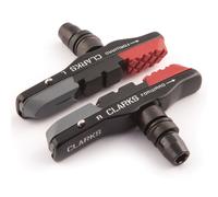 Clarks Elite Mtb/Hybrid V-Brake Pads W/Lightweight Aluminium Holder & Triple Com