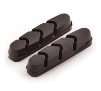 Clarks Elite Road Bike Replacement Brake Cartridges - Pair of 52mm Synthetic Brake Pads for Campagnolo, Record Athena and Chorus Road Bikes, Black
